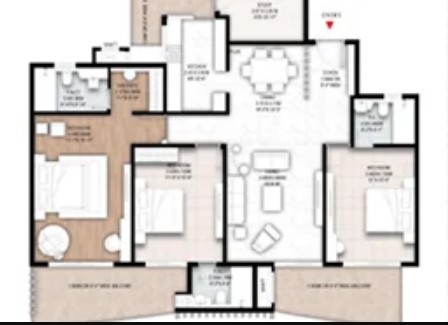 Floor 3BHK Plan