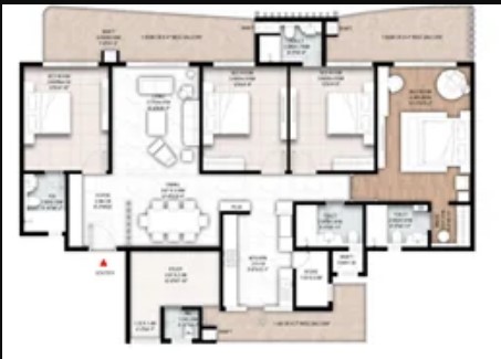 Floor 3BHK Plan